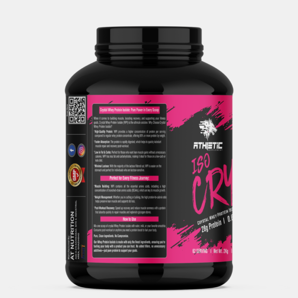 Iso Crystal Whey Protein (Saffron Ice Cream) - Image 3