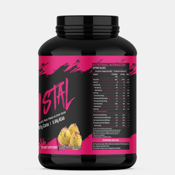 Iso Crystal Whey Protein (Saffron Ice Cream) - Image 2