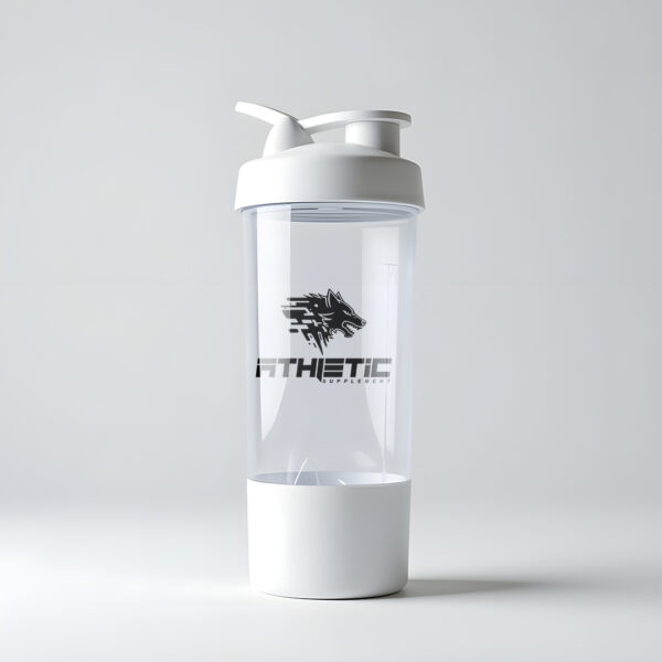 Athletic x blender Bottle (white)