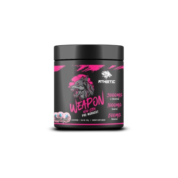 Weapon Non-Stim  Pre-Workout 210g (Cotton Candy)