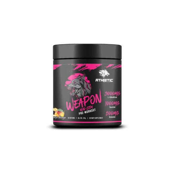 Weapon Non-Stim Pre-Workout 210g (Orange Mango)