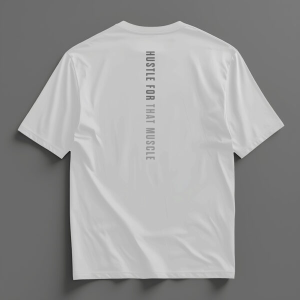 Athletic x hustle Tee (white)