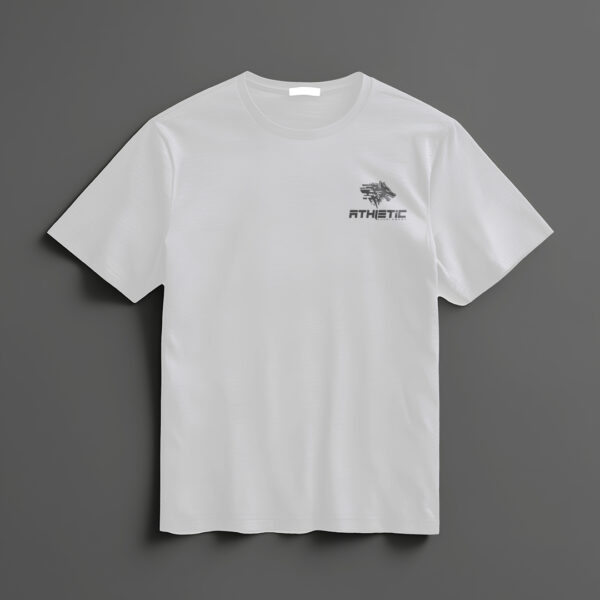 Athletic x hustle Tee (white) - Image 2